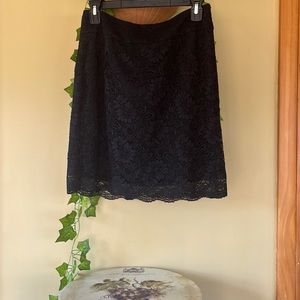 Banana Republic Black Lace skirt